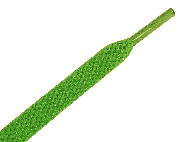 
  
flat athletic shoe laces green

