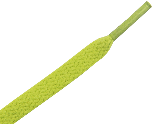 
  
flat athletic shoe laces lime green

