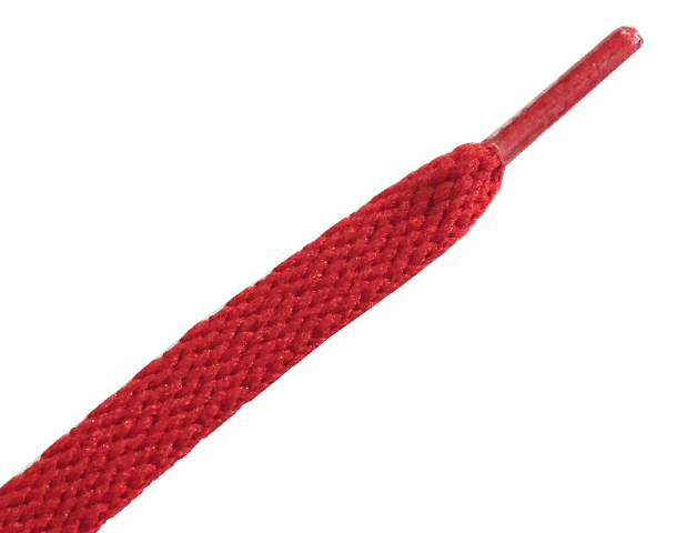 
  
flat athletic shoe laces Red

