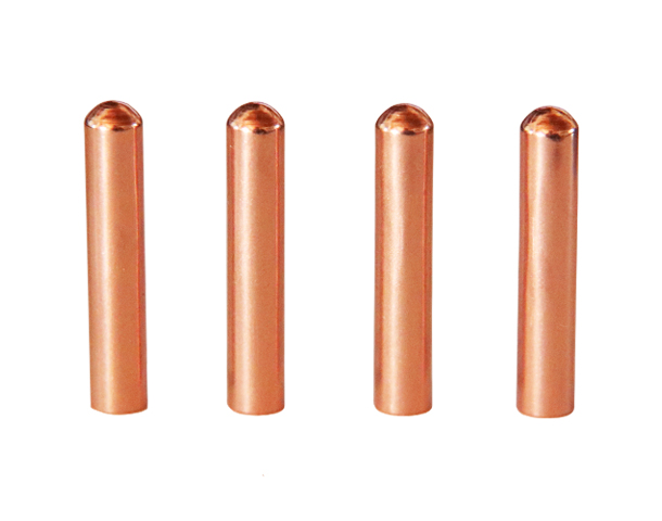
  
Copper shoelace aglet metal tips

